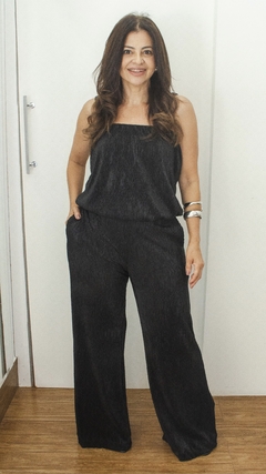 Conjunto Poliéster Plissado Metálico