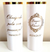Combo - copo long drink com borda dourada personalizado