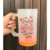 Caneca de vidro fundo colorido personalizada - 475