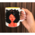 Caneca branca com pérola personalizada