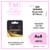 TAG para roupa personalizado - 4,2x4,4 cm Modelo 5 - VERNIZ TOTAL U.V. FRENTE 4X4