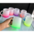 Caneca de vidro fundo colorido personalizada - 325 ml na internet