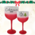 Combo taça gin degradê personalizada de acrílico natal - 1