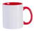 Caneca interior e alça colorida personalizada - loja online