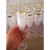 Combo taça champanhe com borda metalizada personalizada de acrílico - comprar online
