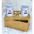 Kit 2 canecas personalizadas + 1 caixa MDF (padrinhos de batizado ou casamento)