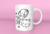 Caneca dia das mães personalizada - modelo 4 - comprar online
