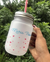 Copo mason jar personalizado