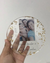 Eternização redonda em resina personalizada na internet