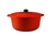 PANELA CAÇAROLA DE FERRO ESMALTADA COM TAMPA LGM LA GRANDE MAISON VERMELHA COM BEGE 20CM - comprar online