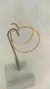 Argola Folheada Detalhada