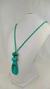 Colar Longo de Cristal com Pingente Gota de Resina - comprar online