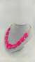 Colar Curto de Cristal com Resina Colorida - comprar online