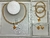 Conjunto Pulseira, Brinco e Colar Cristal - loja online