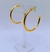 Argola Tubo Folheada - comprar online