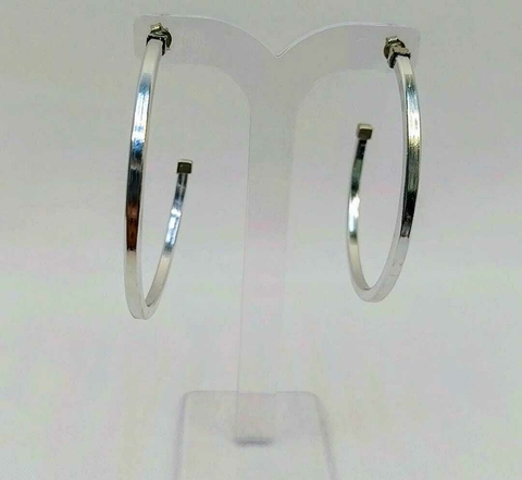 Argola prata grande - comprar online