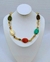 Colar de resina com cristal - loja online