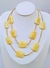 Colar duplo de resina 2 - loja online
