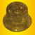 sombrero piluso con strass dorado
