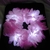 corona de flores led