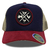 Boné Trucker Duagro Azul e Vermelho - comprar online
