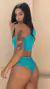 Maiô Eliza Azul Claro Argola Orgânica na internet