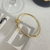 Pulseira Bracelete Prego - Banho Ouro 18k