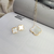 Colar Pingente Madreperola GG - Banho Ouro 18k