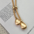 Colar Gravata Luxo - Banho Ouro 18k