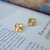 Brinco Trevo - Banho Ouro 18k