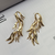 Brinco Organico - Banho Ouro 18k