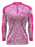 Camisa Esportiva Feminina Rosa folhas Quisty na internet