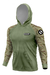 Camisa Esportiva Black Bass Verde Capuz