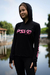 Camisa Poliamida Feminina preta com Capuz Psva 02 - comprar online