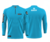 Camisa proteção UV Clean Azul piscina Quisty - Loja do Pescador DV