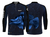 Camisa Pesca proteção UV Tucunaré Azul Blue Quisty