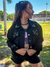 CAMPERA CON TACHAS NEGRA