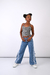 WIDE LEG CON RAYAS BLANCO