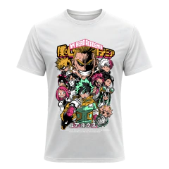 REMERA MY HERO ACADEMIA UNISEX PERSONAJES ANIME 130