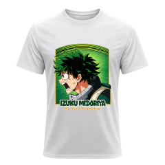 REMERA IZUKU MIDORIYA UNISEX MY HERO ACADEMIA ANIME 132 en internet
