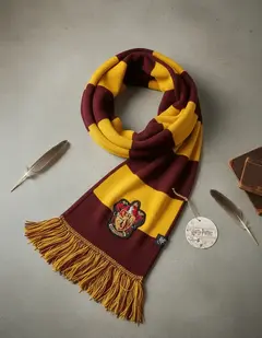 BUFANDA DE GRYFFINDOR RAYADA ESCUDO - HARRY POTTER BUFAN01 - comprar online