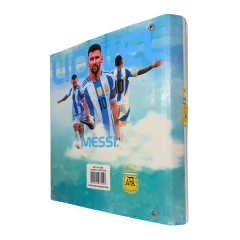 Carpeta Escolar Numero 3 Anillos X 40mm Messi Argentina - TIENDAANIME