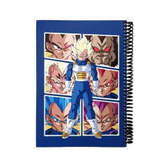 CUADERNO UNIVERSITARIO A4 VEGETA AZUL - DRAGON BALL CUAA4159 en internet
