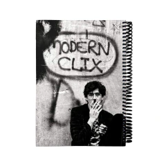 CUADERNO LIBRETA ANOTADOR A5 - COLLAGE CHARLY GARCIA ROCK CUA355 - comprar online
