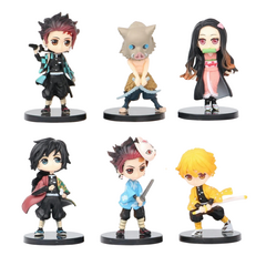 FIGURAS PACK x 6 7CM - DEMON SLAYER FIG33 - comprar online