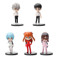 PACK 5 FIGURAS PERSONAJES 7CM - NEON GENESIS EVANGELION FIG60 - comprar online