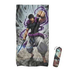 TOALLON MICROFIBRA PLAYERO TOJI PUÑO MALDITO - JUJUTSU KAISEN TOA311