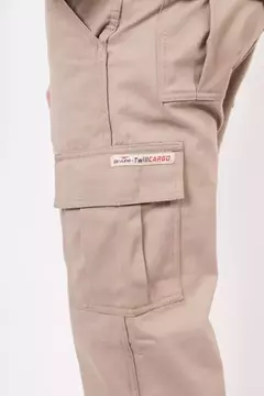 PANTALON CARGO BEIGE - BRAVO
