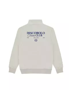 BUZO CON MEDIO CIERRE ACE CRUDO - DISCOBOLO - comprar online