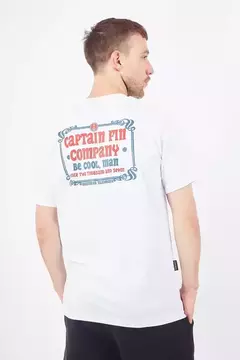 REMERA MANGA CORTA DRAINPIPES BLANCO - CAPTAIN FIN - comprar online